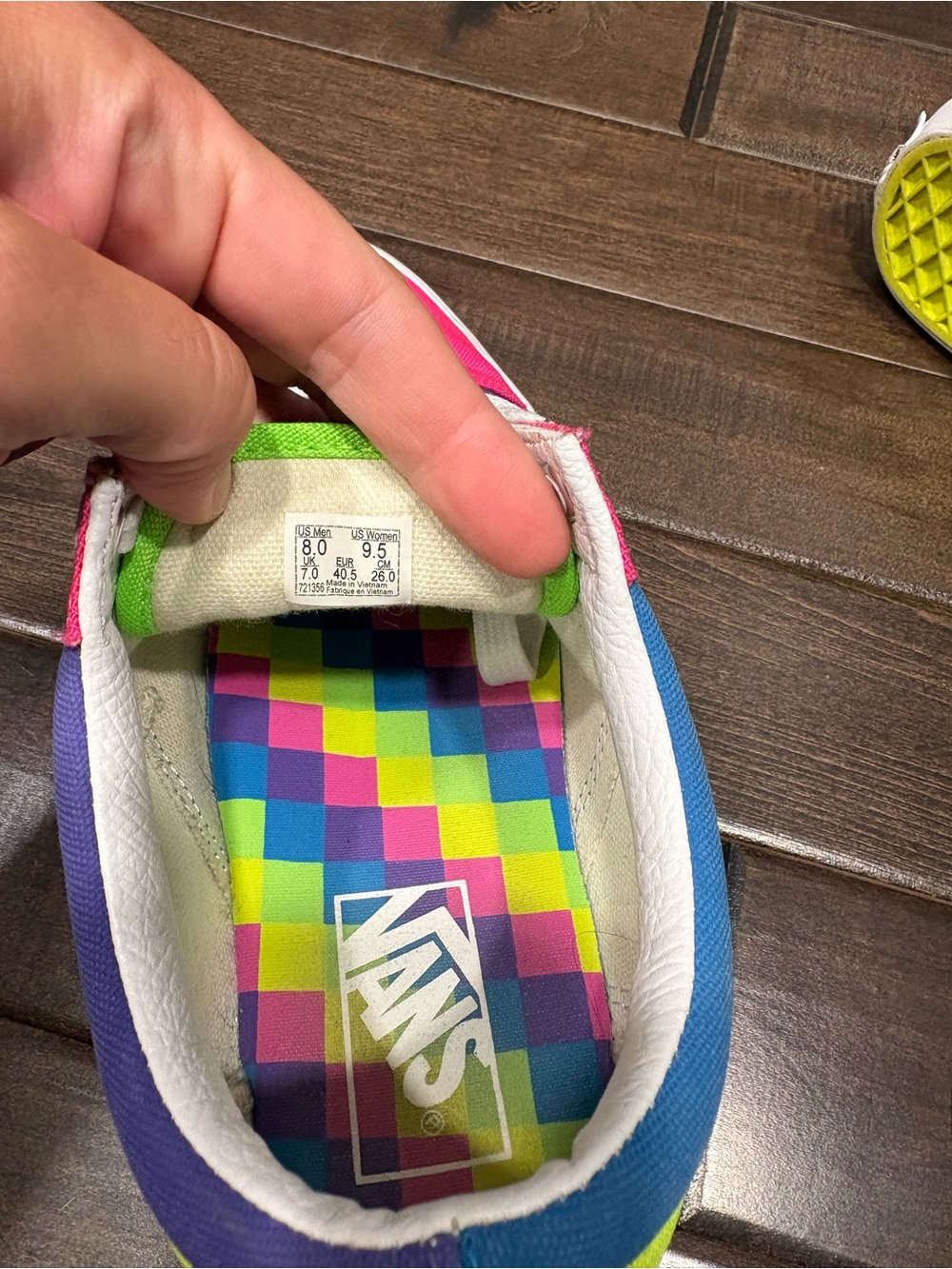 Vans Multi Colored Shoes - Picture 5 of 13